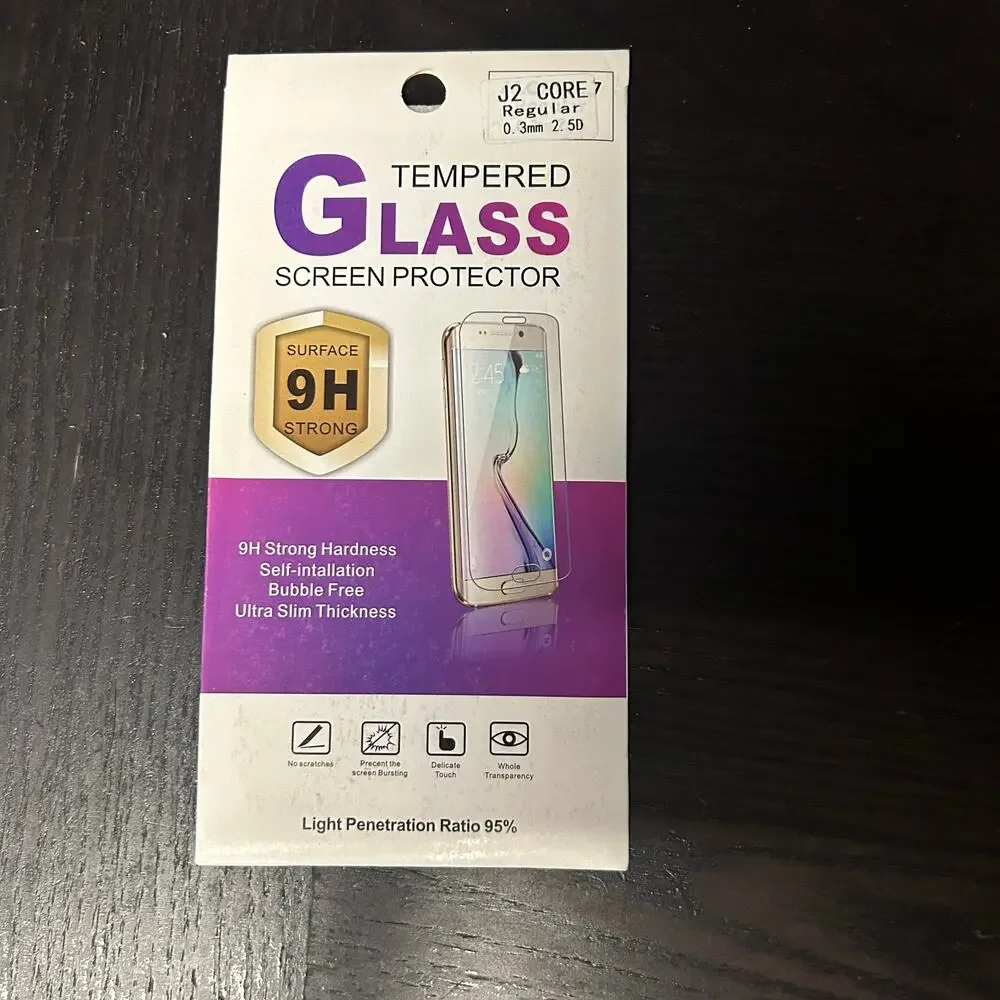 New Samsung Galaxy J2 Core Tempered Glass Phone Screen Protector